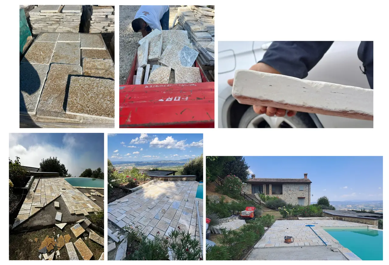 Swimming pool terrace renovation in Collelungo, San Venanzo (TR) - Giovanni Bibaj Renovations (11)
