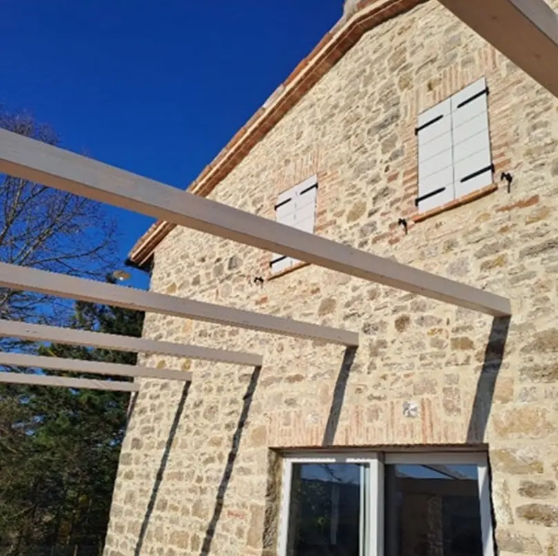 Stone pergola construction in Monte Castello di Vibio (PG) - Giovanni Bibaj Renovations (14)