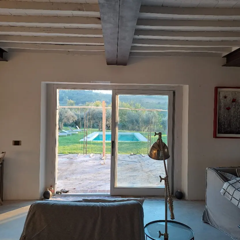 Stone pergola construction in Monte Castello di Vibio (PG) - Giovanni Bibaj Renovations (4)